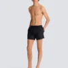 Monogrammed swim shorts