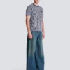 Monogrammed T-shirt with Balmain Couture label