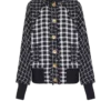 Oversized bomber jacket in mixed tweed Oversized bomber jacket in mixed tweed