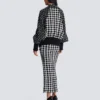 Oversized bomber jacket in mixed tweed Oversized bomber jacket in mixed tweed