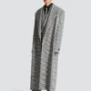 Oversized coat in Prince of Wales wool Oversized coat in Prince of Wales wool