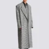 Oversized coat in Prince of Wales wool Oversized coat in Prince of Wales wool