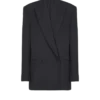 Oversized grain de poudre jacket