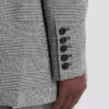 Oversized jacket in Prince of Wales jacquard Oversized jacket in Prince of Wales jacquard