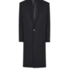Oversized wool and cashmere coat