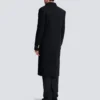 Oversized wool and cashmere coat