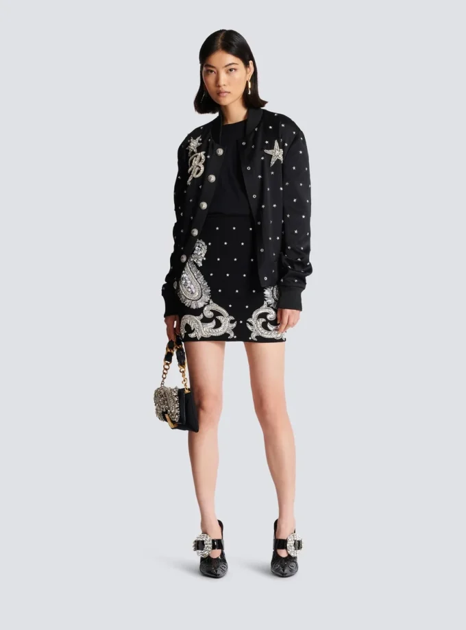 Paisley and stars embroidered skirt Paisley and stars embroidered skirt