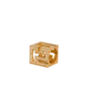 PB 3D rhinestone cube ring