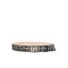 PB Belt in monogrammed jacquard