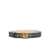 PB Belt in monogrammed jacquard