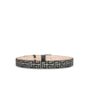PB Belt in monogrammed jacquard