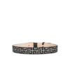 PB Belt in monogrammed jacquard