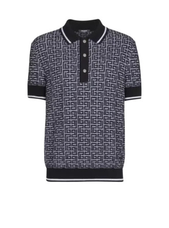 PB Labyrinth knit polo shirt
