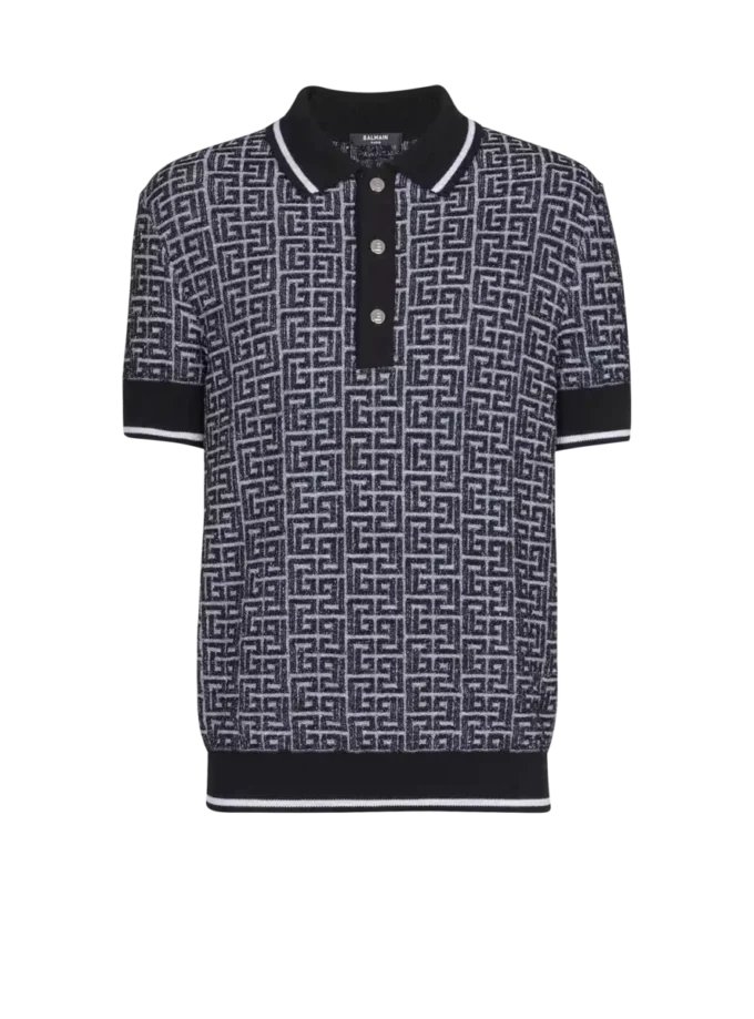 PB Labyrinth knit polo shirt