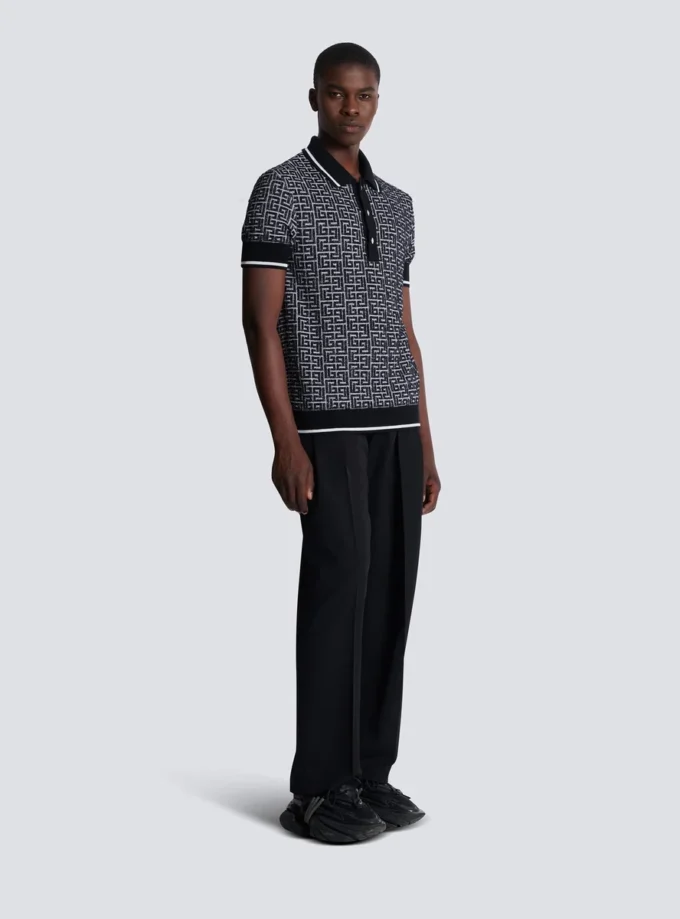 PB Labyrinth knit polo shirt