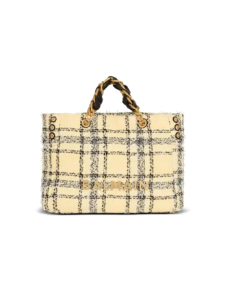 Plaid tweed 1945 tote bag Plaid tweed 1945 tote bag