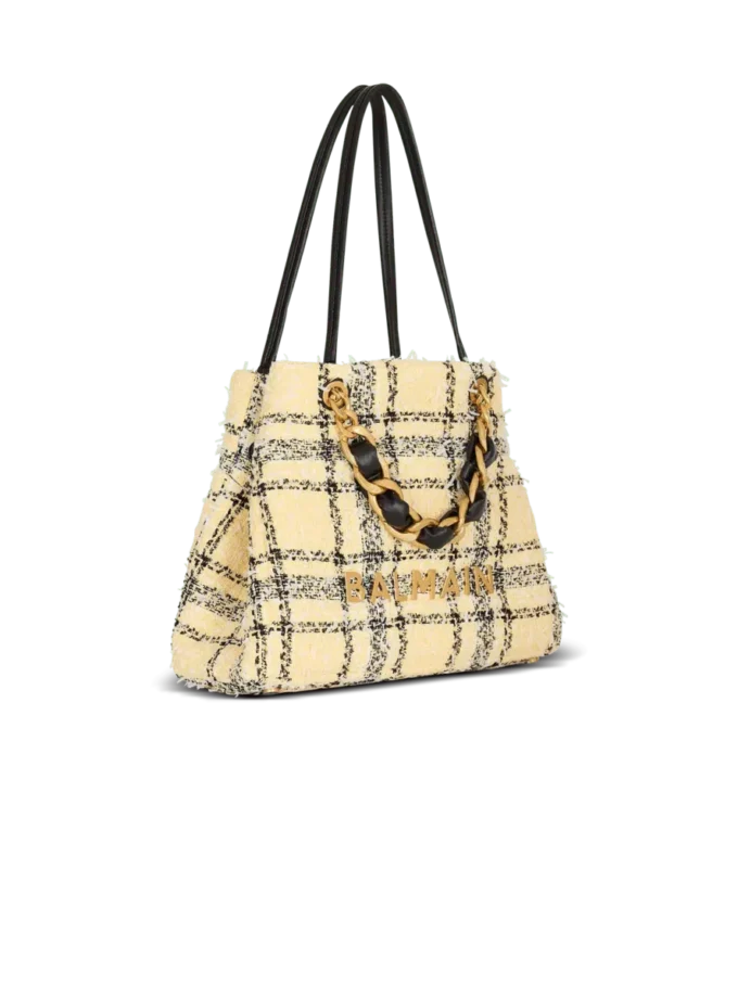 Plaid tweed 1945 tote bag Plaid tweed 1945 tote bag