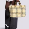 Plaid tweed 1945 tote bag Plaid tweed 1945 tote bag