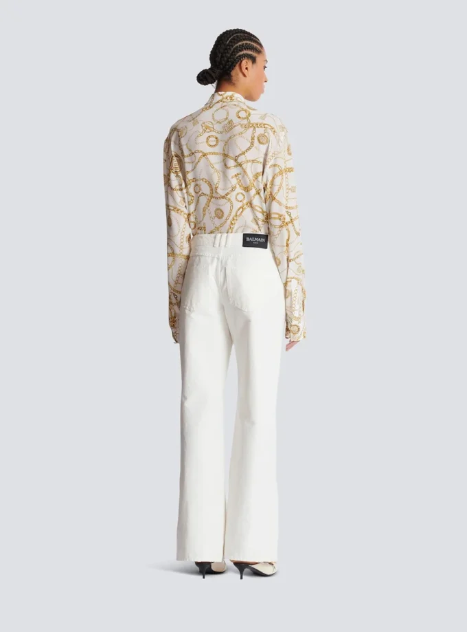 Plain denim straight-fit jeans Plain denim straight-fit jeans