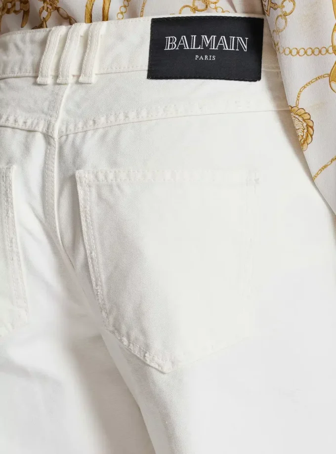 Plain denim straight-fit jeans Plain denim straight-fit jeans