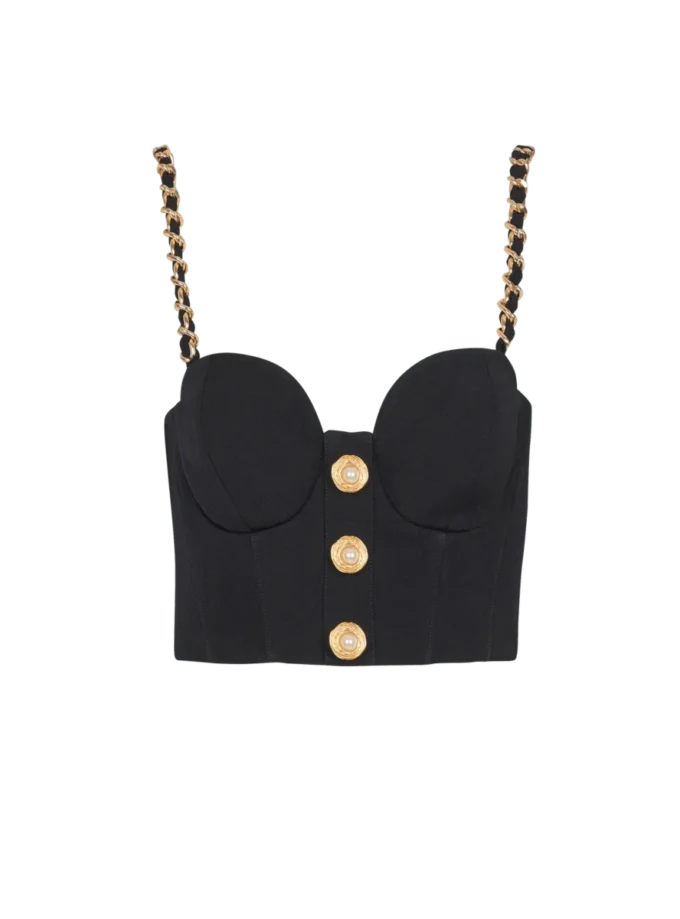 Plain top with chain straps Plain top with chain straps