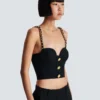 Plain top with chain straps Plain top with chain straps