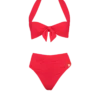 Plain two-piece swimsuit Plain two-piece swimsuit