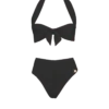 Plain two-piece swimsuit Plain two-piece swimsuit