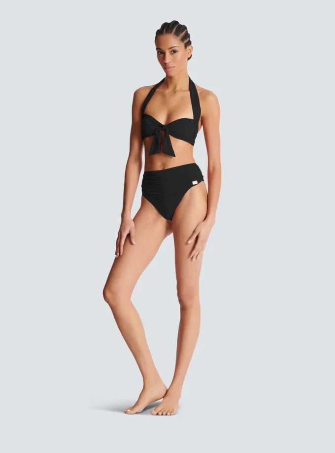 Plain two-piece swimsuit Plain two-piece swimsuit