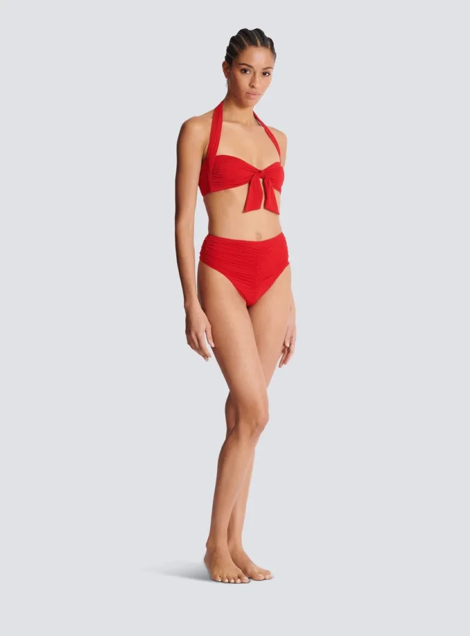 Plain two-piece swimsuit Plain two-piece swimsuit