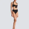 Plain two-piece swimsuit Plain two-piece swimsuit