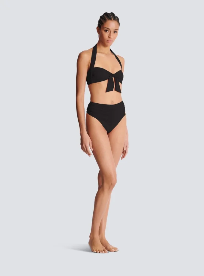 Plain two-piece swimsuit Plain two-piece swimsuit