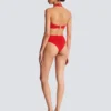 Plain two-piece swimsuit Plain two-piece swimsuit