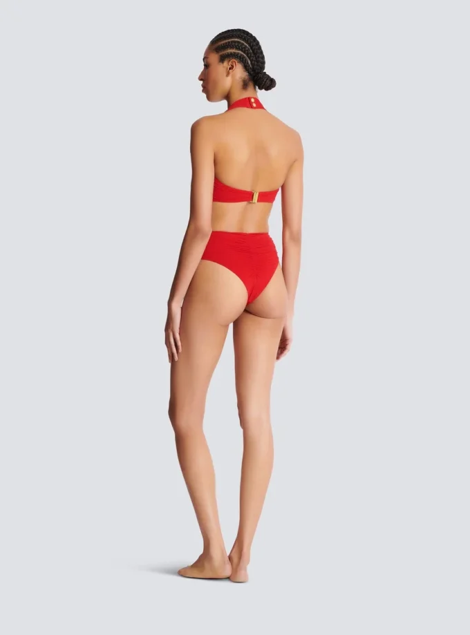 Plain two-piece swimsuit Plain two-piece swimsuit