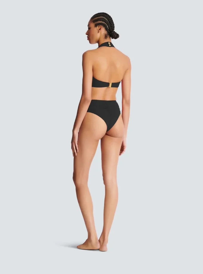 Plain two-piece swimsuit Plain two-piece swimsuit