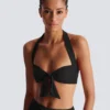 Plain two-piece swimsuit Plain two-piece swimsuit