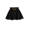 Pleated flared tweed skirt Pleated flared tweed skirt