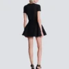 Pleated flared tweed skirt Pleated flared tweed skirt