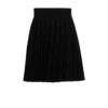 Pleated glitter knit skirt