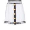 Pleated monogrammed knit skirt Pleated monogrammed knit skirt