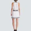 Pleated monogrammed knit skirt Pleated monogrammed knit skirt