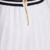 Pleated monogrammed knit skirt Pleated monogrammed knit skirt