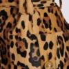 Ponyskin-style leather midi skirt with leopard pattern Ponyskin-style leather midi skirt with leopard pattern