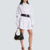 Poplin shirt dress