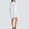 Poplin shirt dress