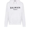 Printed Balmain Paris hoodie