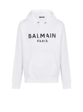 Printed Balmain Paris hoodie