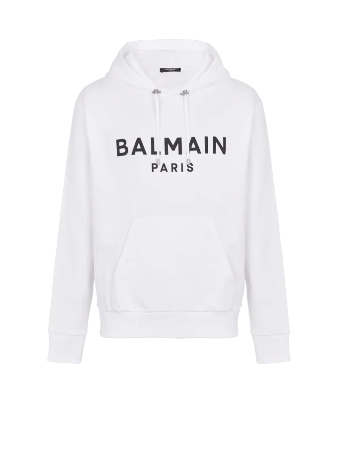 Printed Balmain Paris hoodie