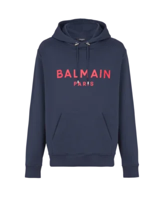 Printed Balmain Paris hoodie