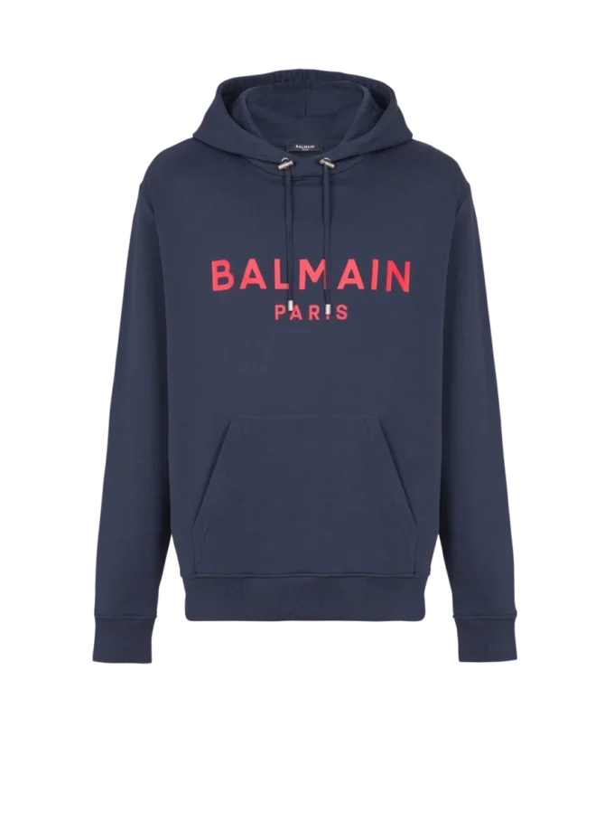 Printed Balmain Paris hoodie